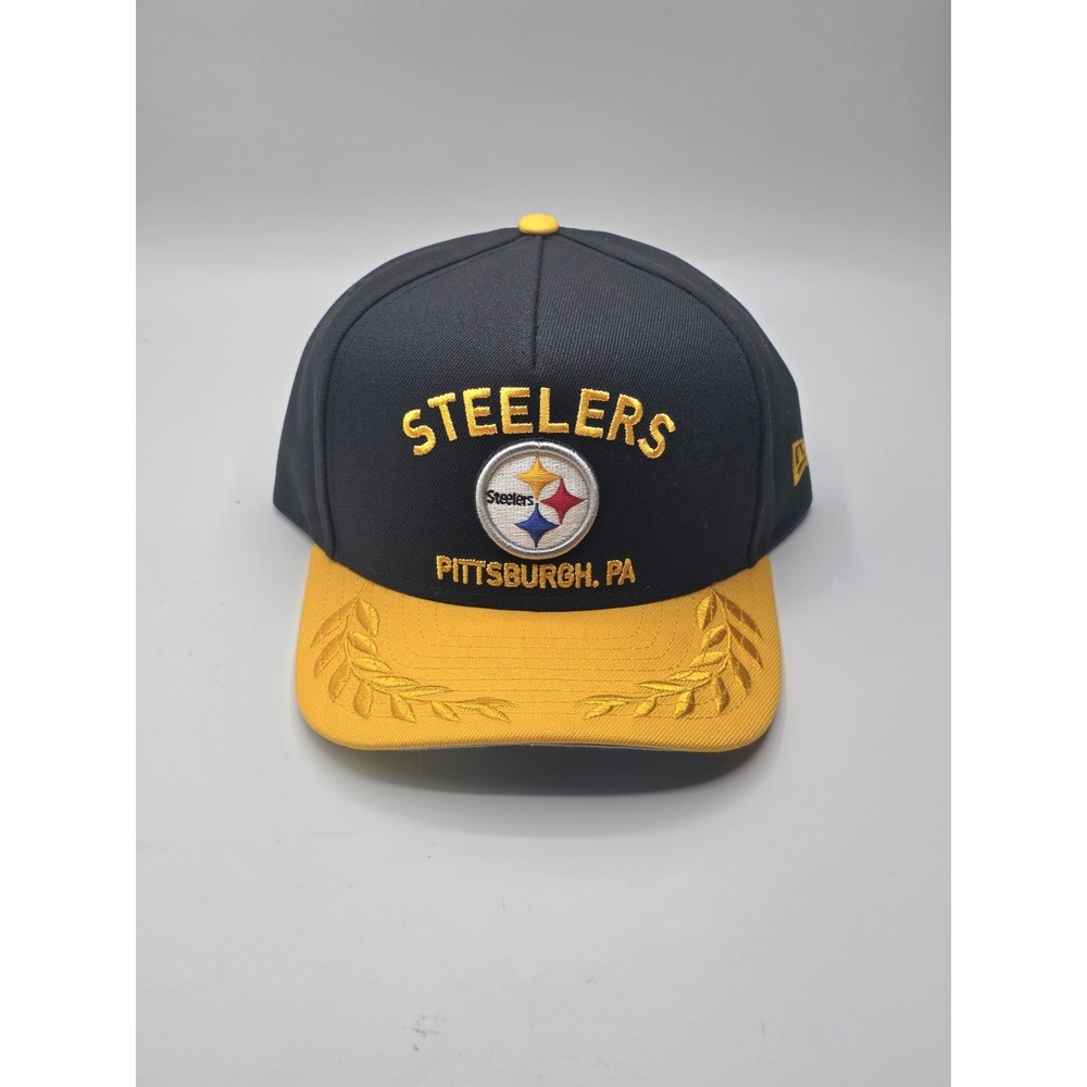 Pittsburgh Steelers 2025 New Era 9FIFTY A-Frame NFL Draft Snapback Hat NWT